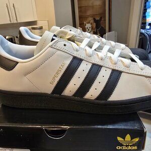 adidas Originals Superstar ADV Crystal White JH8138 Men's Skateboarding SZ 12